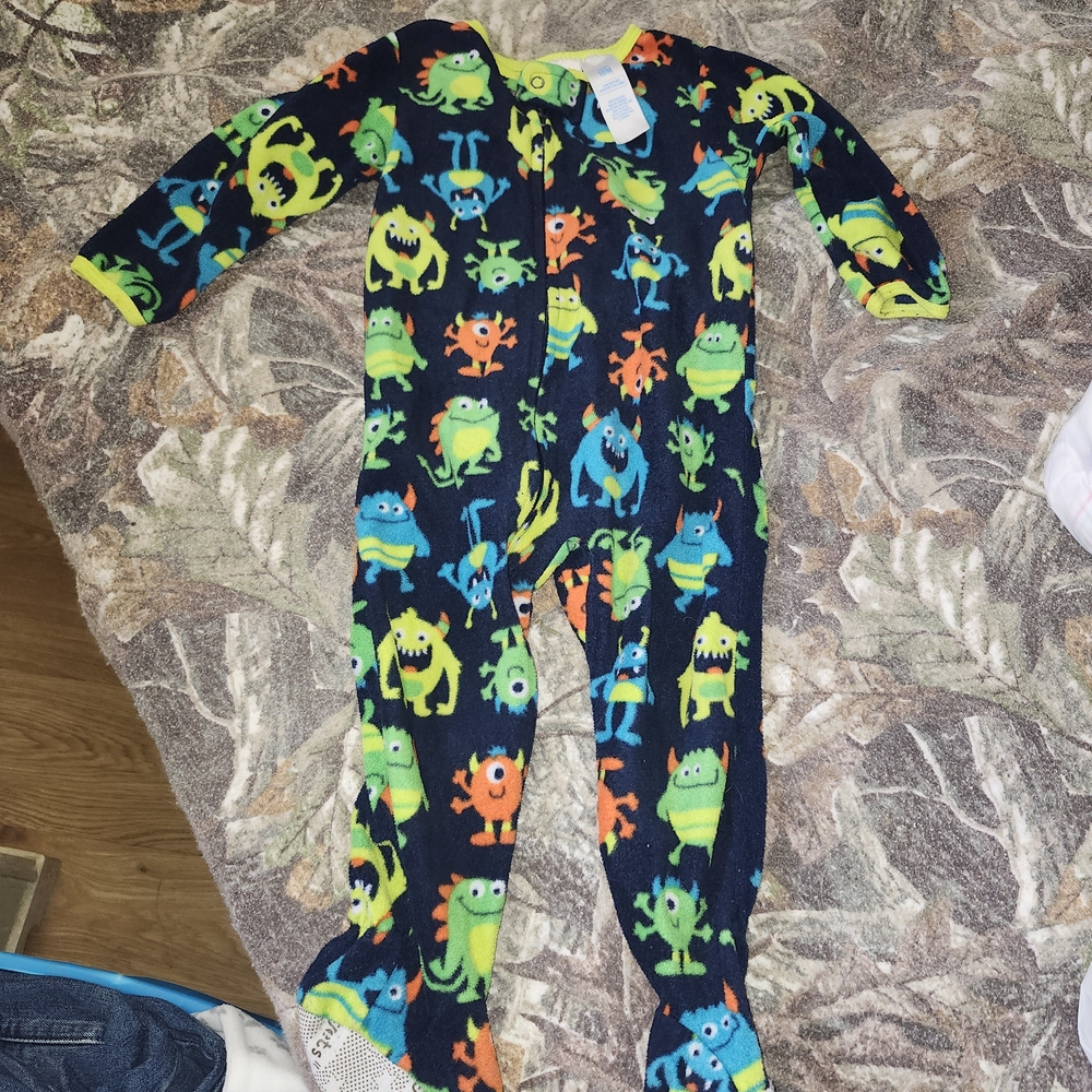 Monster Print Kids One Piece